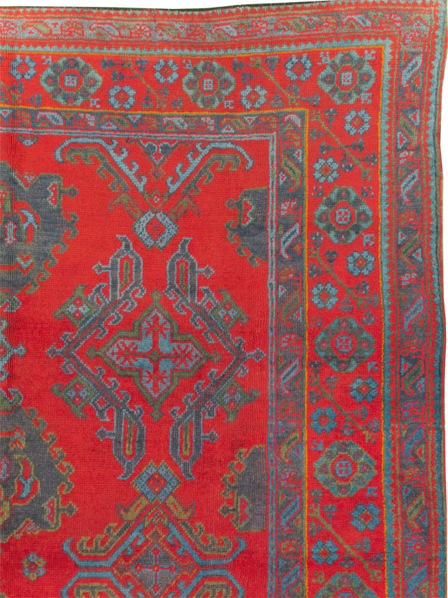 Antique Oushak Carpet, No.29128 - Gss
