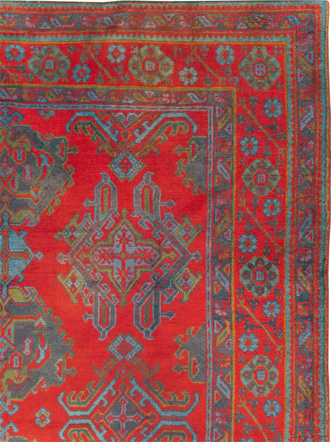 Antique Oushak Carpet, No.29128 - Gss