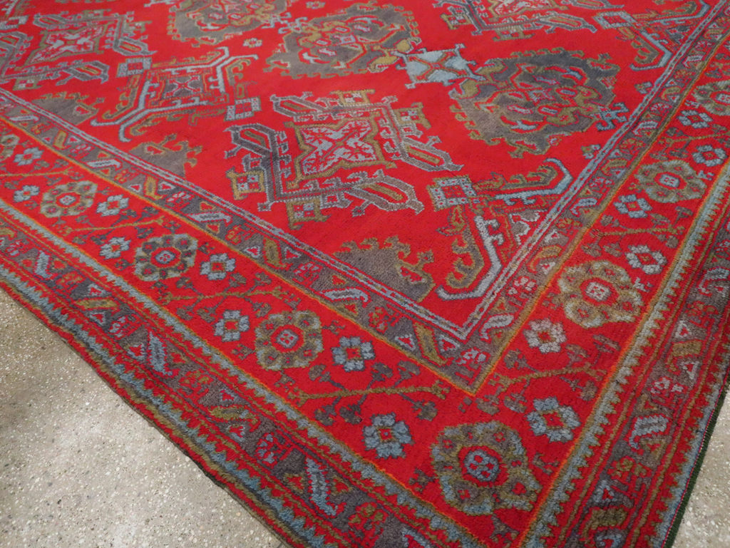 Antique Oushak Carpet, No.29128 - Gss