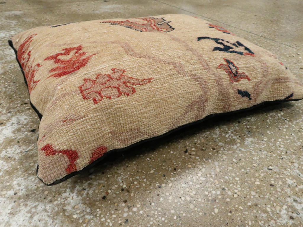 Antique Persian Serapi Pillow, No.29134 - Gss