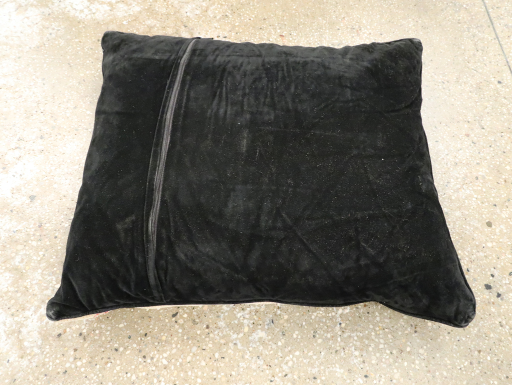 Antique Persian Serapi Pillow, No.29134 - Gss