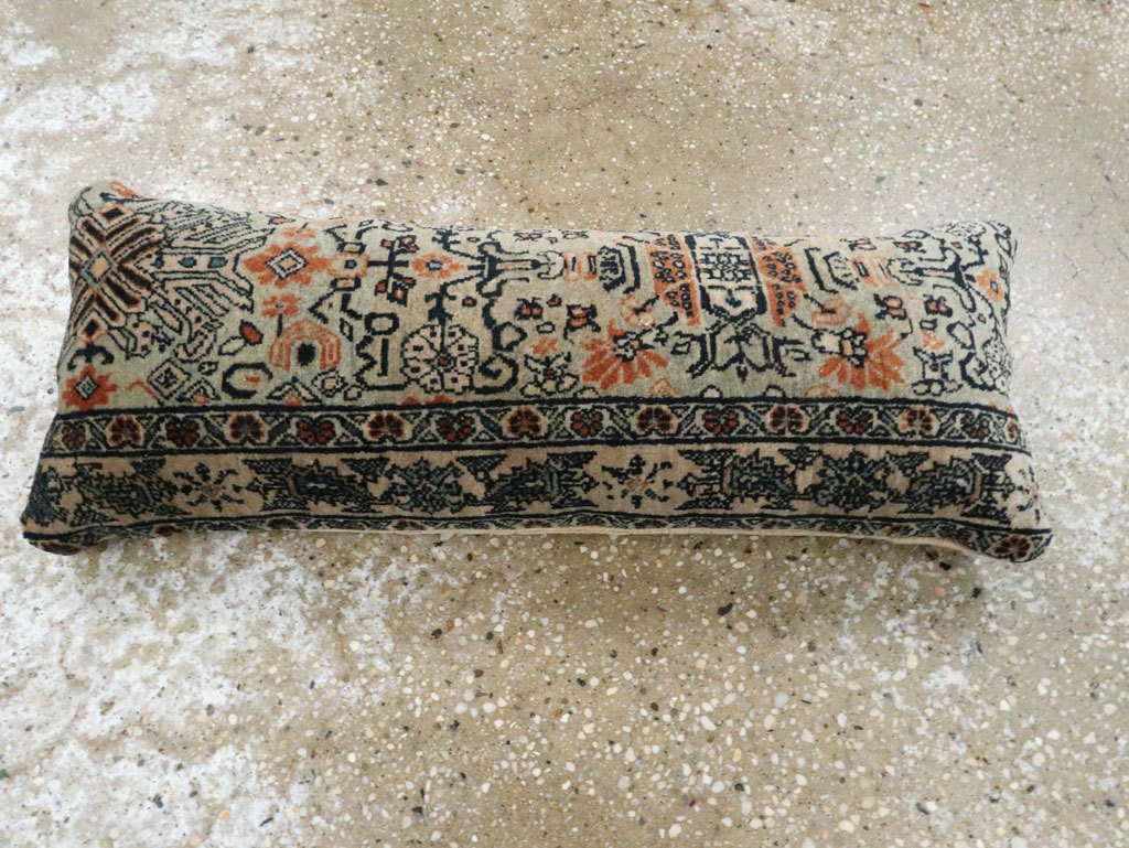 Antique Persian Tabriz Pillow, No.29135 - Gss