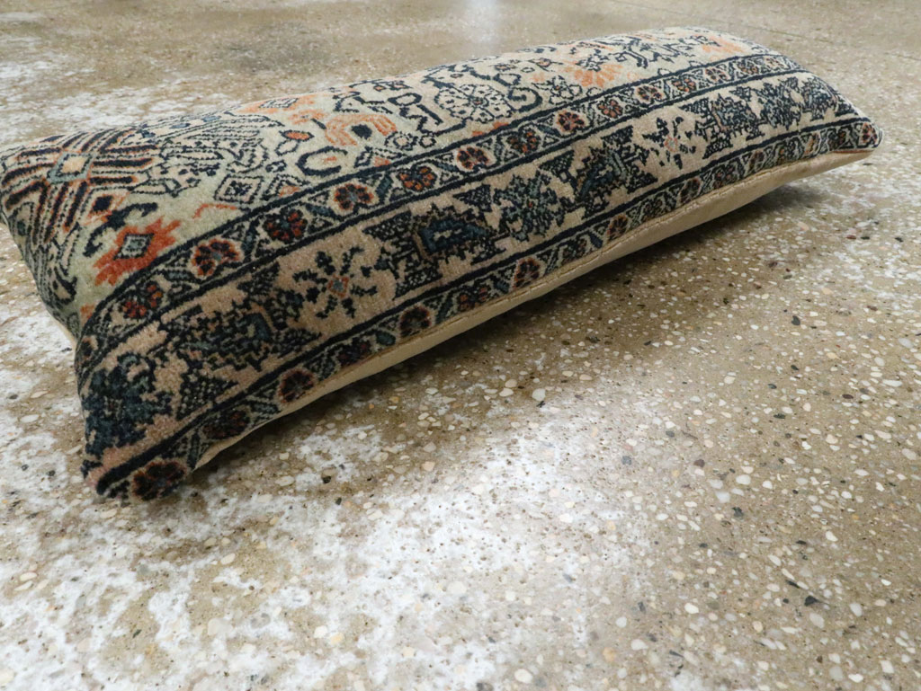 Antique Persian Tabriz Pillow, No.29135 - Gss