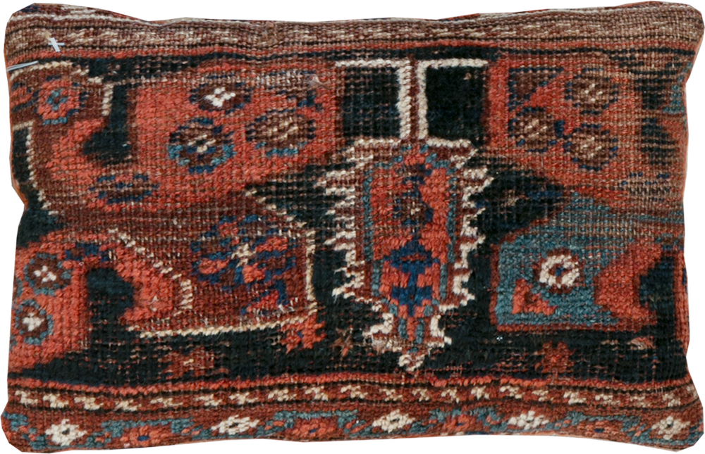 Antique Persian Bag Face Pillow, No.29136 - Gss