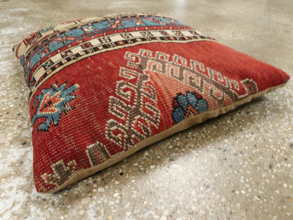 Antique Persian Bakshaish Pillow, No.29138 - Gss