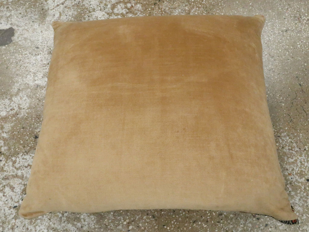 Antique Persian Tabriz Haji Jalili Pillow, No.29139 - Gss