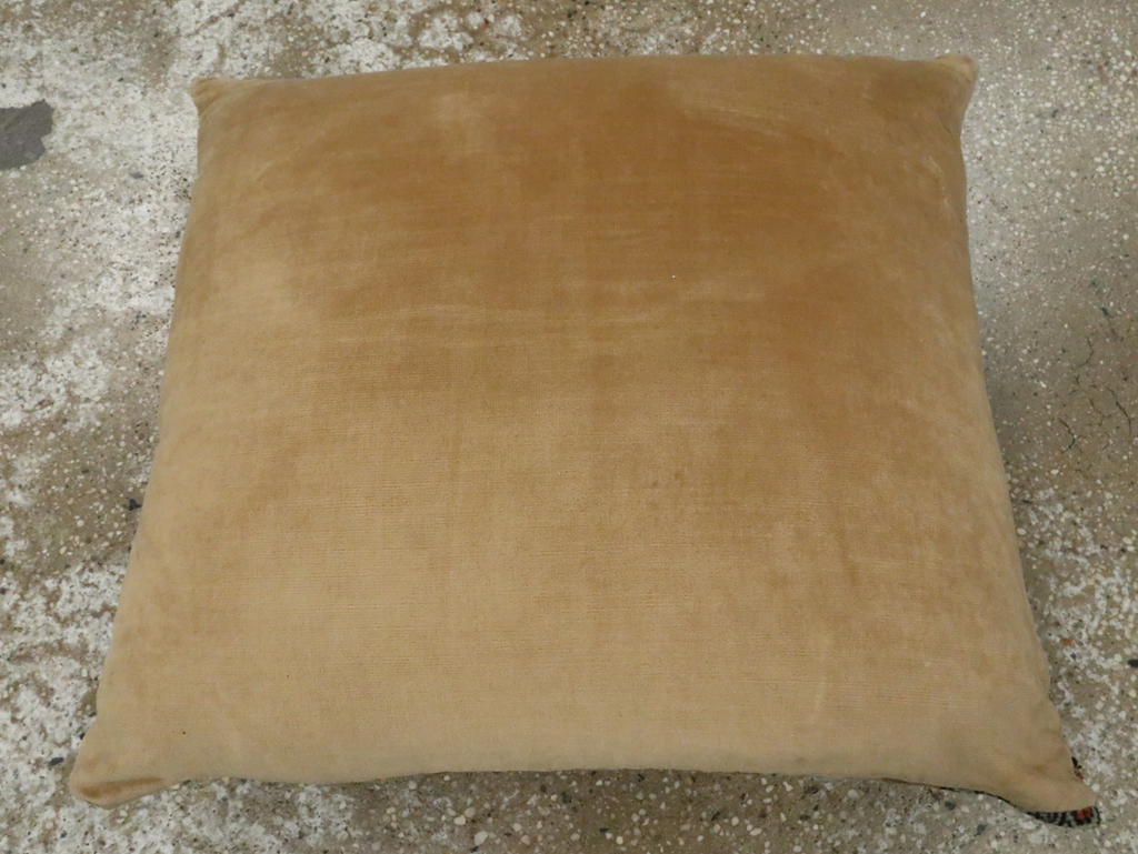 Antique Persian Tabriz Haji Jalili Pillow, No.29139 - Gss