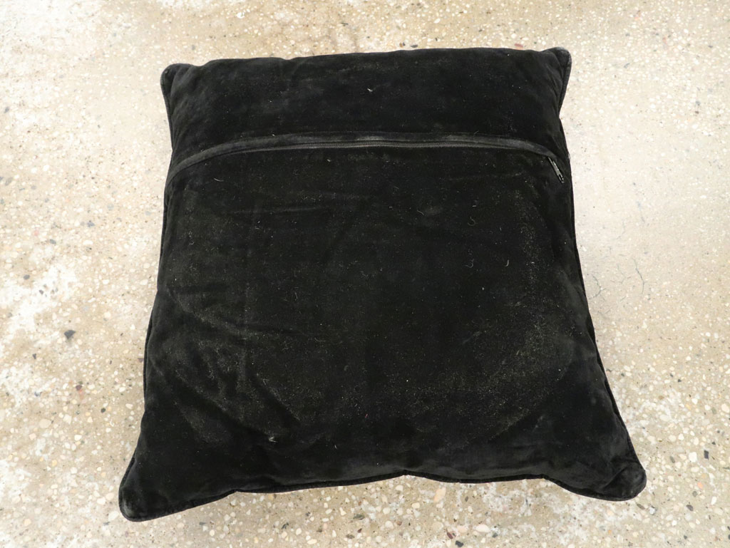 Antique Persian Serapi Square Pillow, No.29140 - Gss