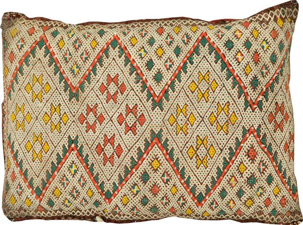 Vintage Persian Kilim Pillow, No.29143 - Gss