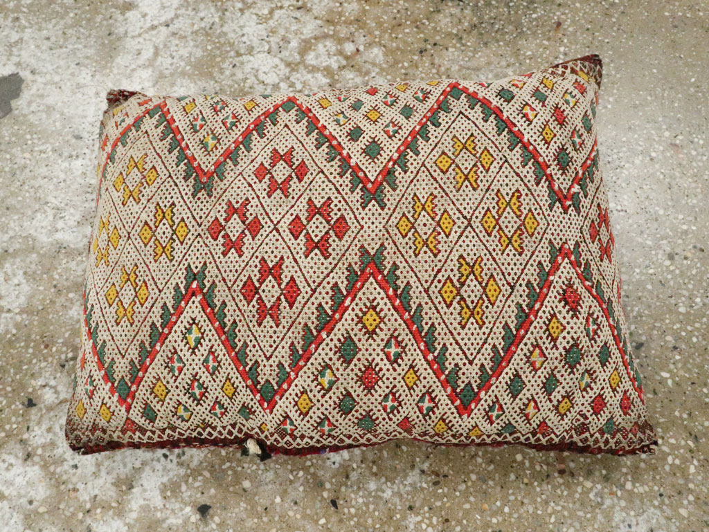 Vintage Persian Kilim Pillow, No.29143 - Gss