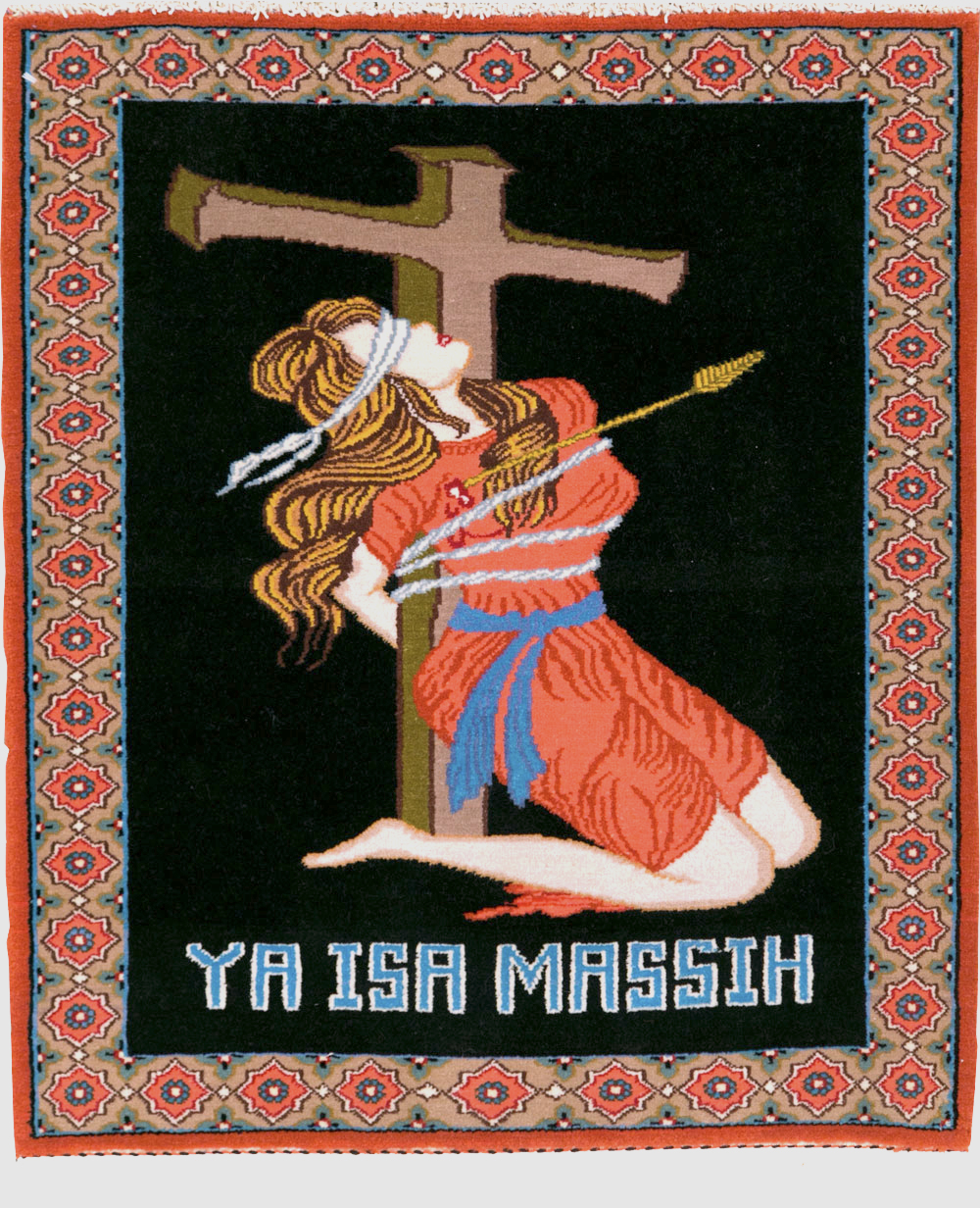 Vintage Persian Tabriz Pictorial Rug (Pair: 2 of 2), No.29147 - Gss