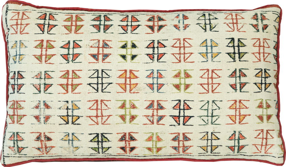Vintage Persian Kurdish Pillow, No.29148 - Gss