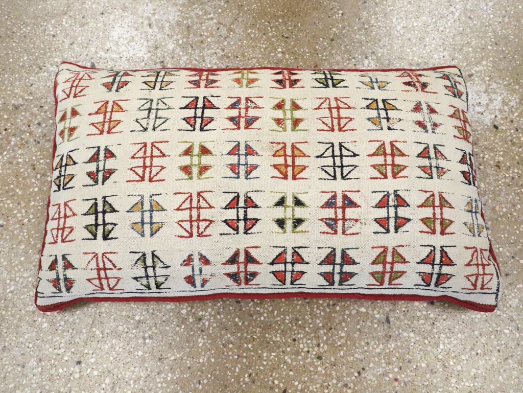Vintage Persian Kurdish Pillow (Pair: 1 of 2), No.29148 - Gss