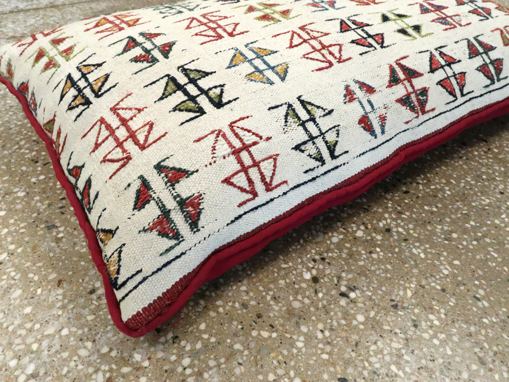 Vintage Persian Kurdish Pillow, No.29148 - Gss