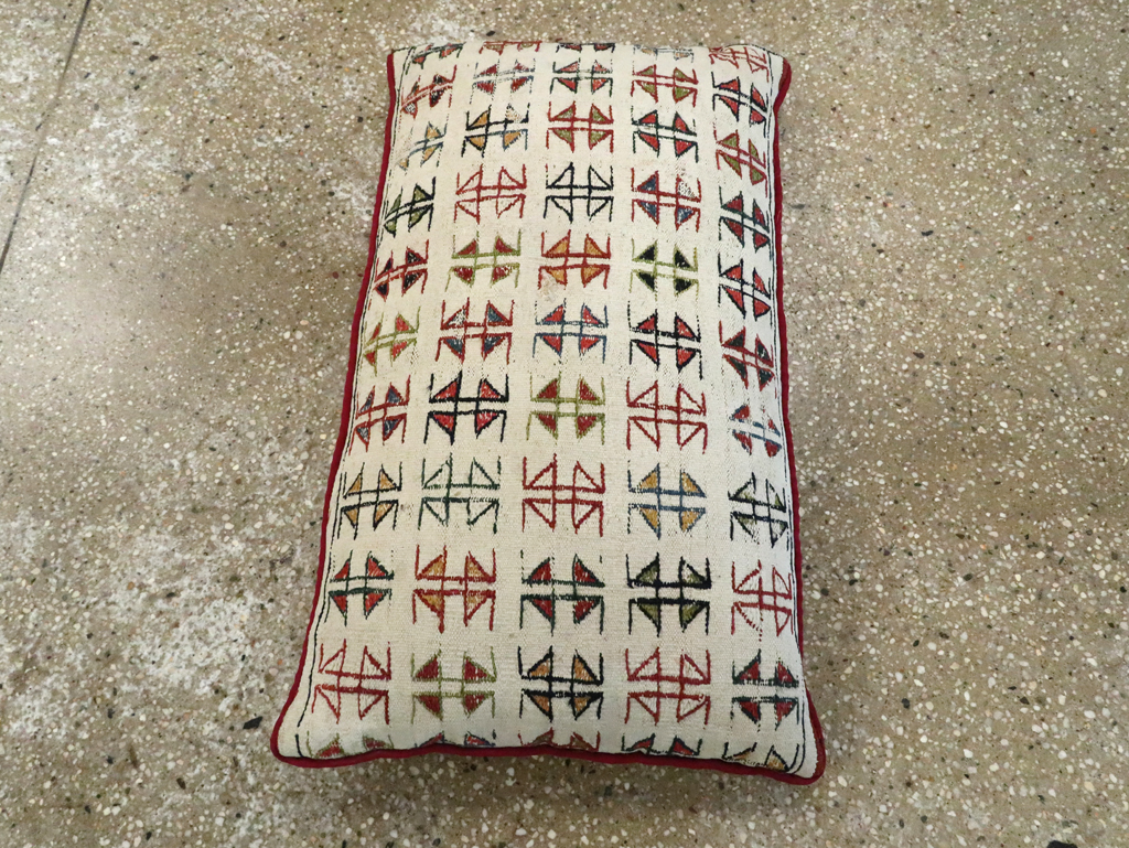 Vintage Persian Kurdish Pillow, No.29148 - Gss