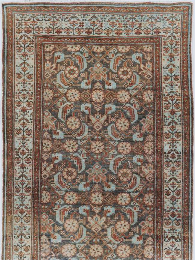 Vintage Persian Malayer Runner, No.29152 - Gss