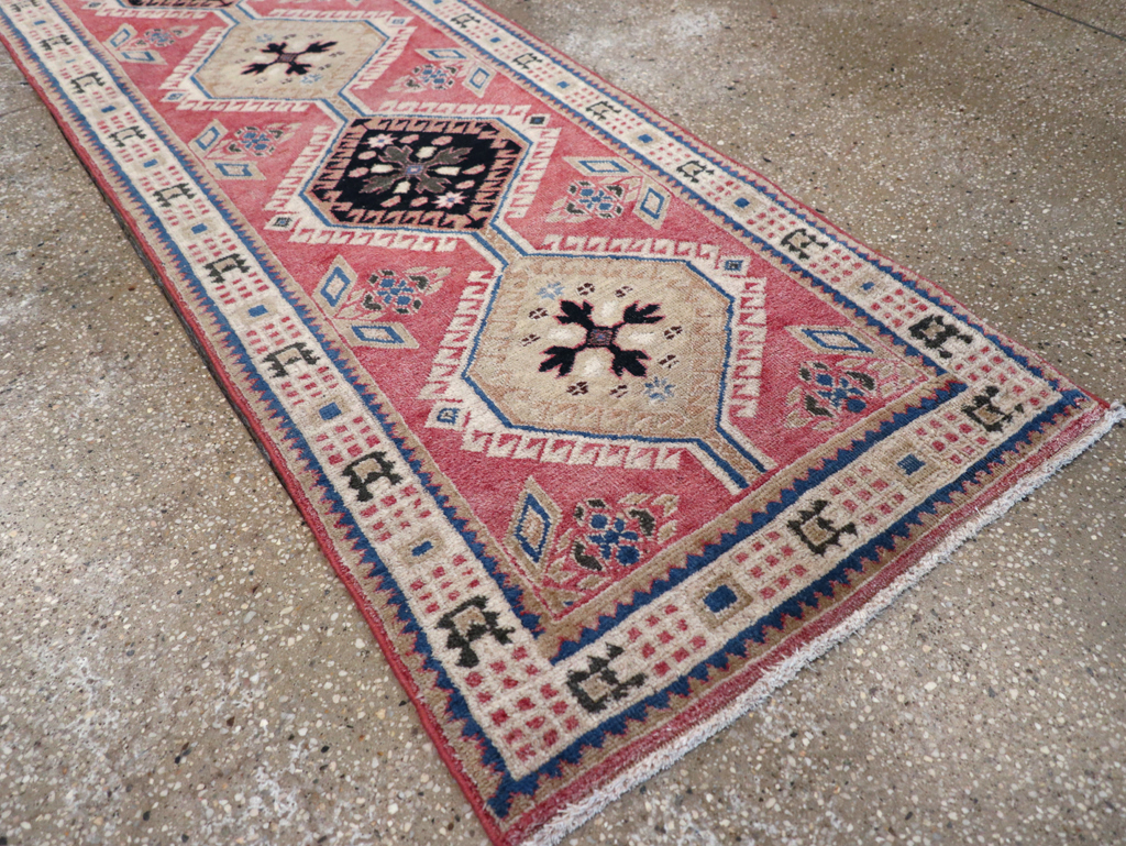 Vintage Persian Serab Small Runner, No.29153 - Gss