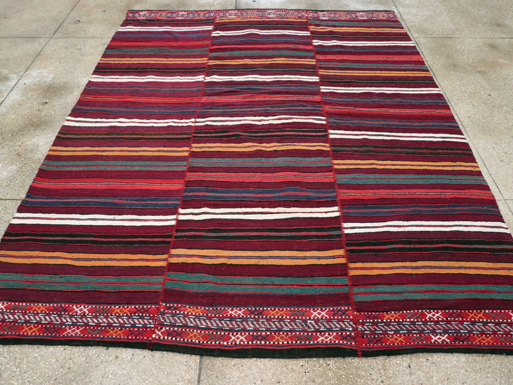 Vintage Persian Flatweave Kilim, No.29162 - Gss