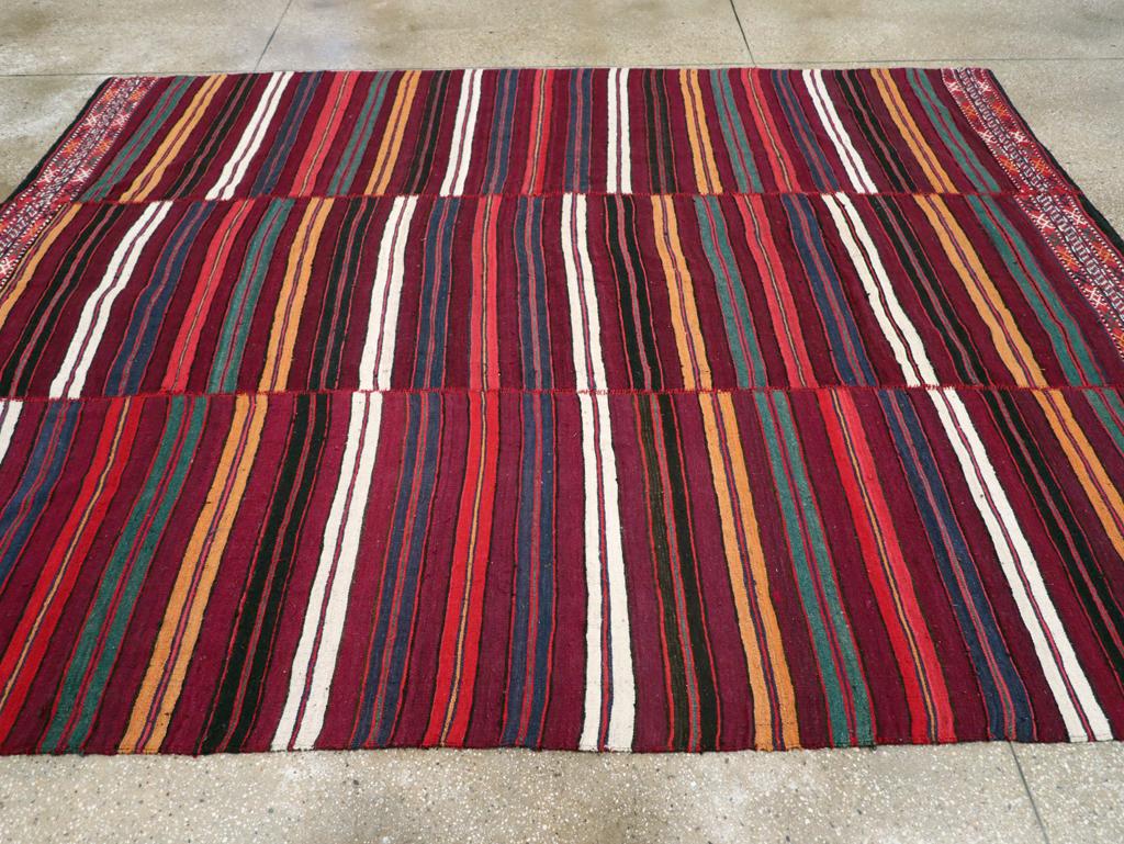 Vintage Persian Flatweave Kilim, No.29162 - Gss