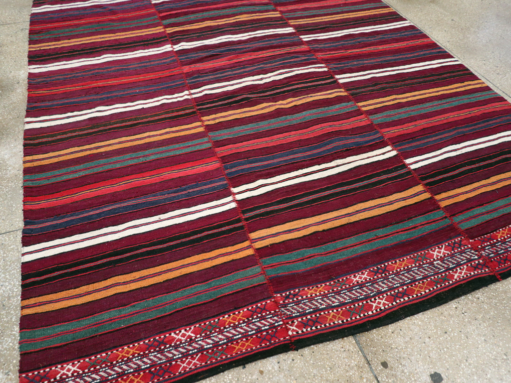 Vintage Persian Flatweave Kilim, No.29162 - Gss