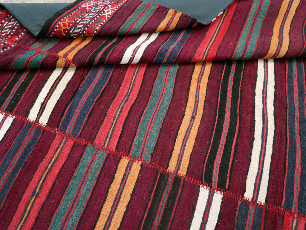 Vintage Persian Flatweave Kilim, No.29162 - Gss