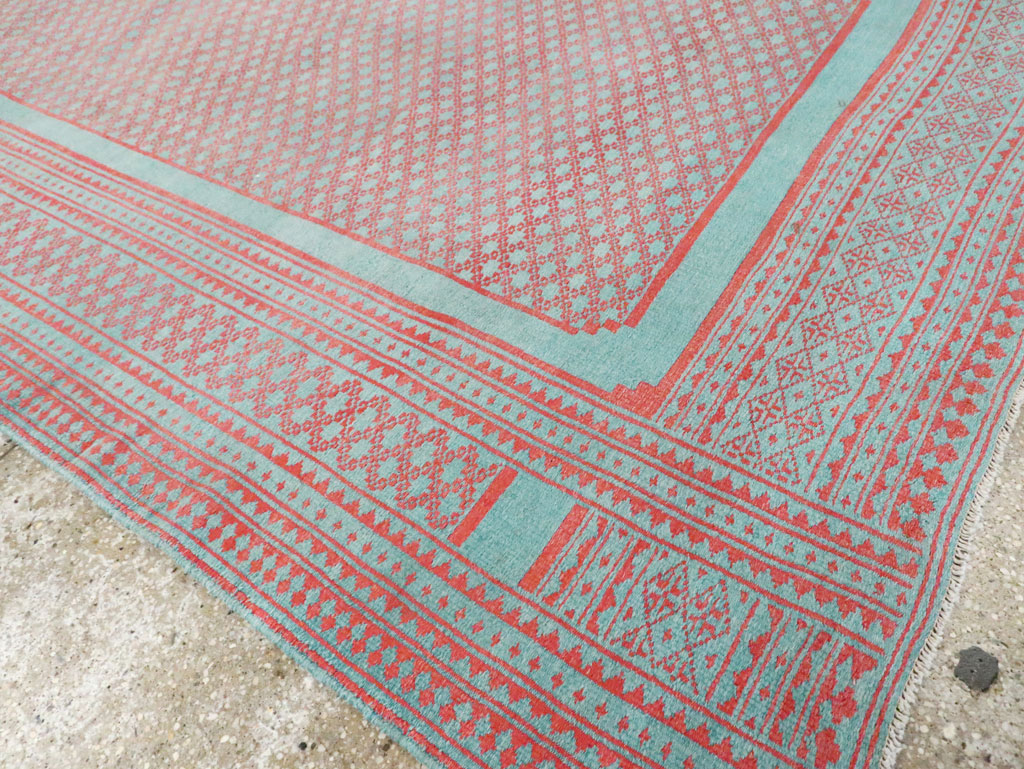 Vintage Persian Flatweave Kilim Accent Carpet, No.29163 - Gss