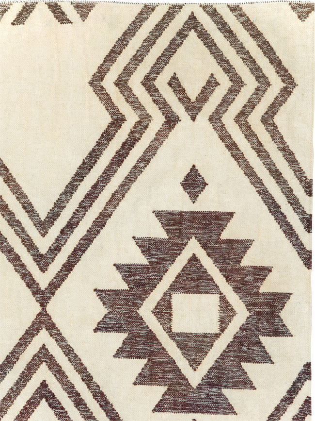 Contemporary Handmade Turkish Flatweave Kilim, No.29164 - Gss