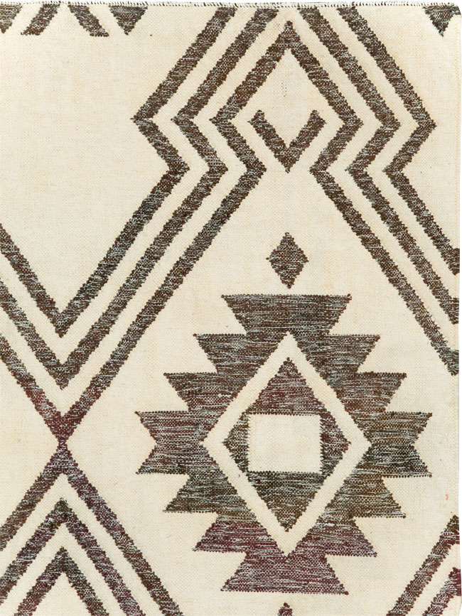 Contemporary Handmade Turkish Flatweave Kilim, No.29164 - Gss
