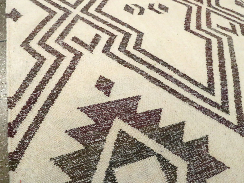 Contemporary Handmade Turkish Flatweave Kilim, No.29164 - Gss