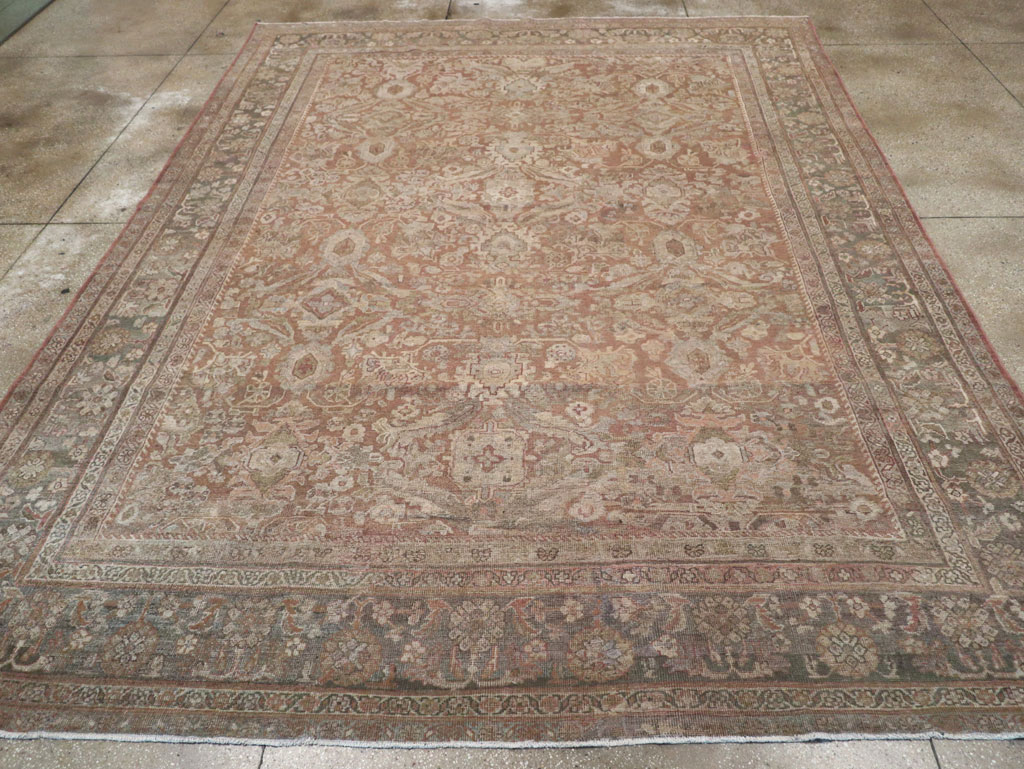 Vintage Persian Mahal Room Size Carpet, No.29190 - Gss