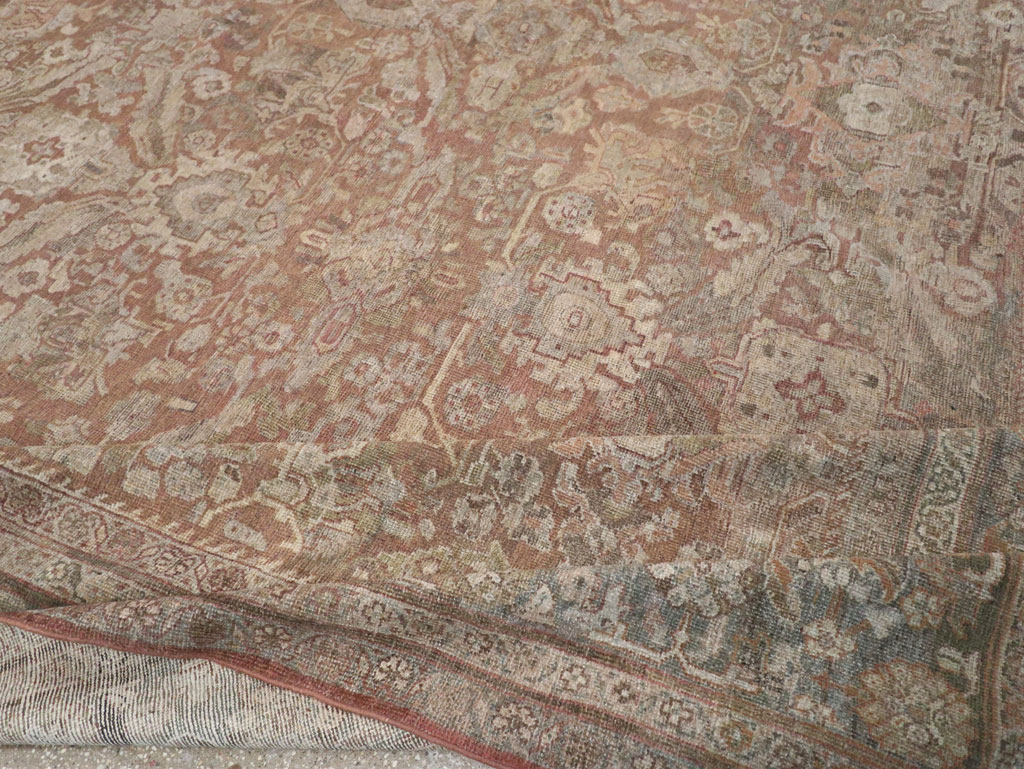 Vintage Persian Mahal Room Size Carpet, No.29190 - Gss