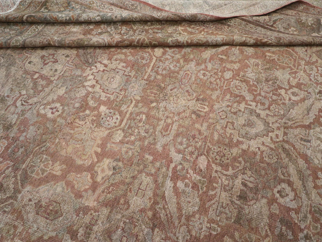 Vintage Persian Mahal Room Size Carpet, No.29190 - Gss