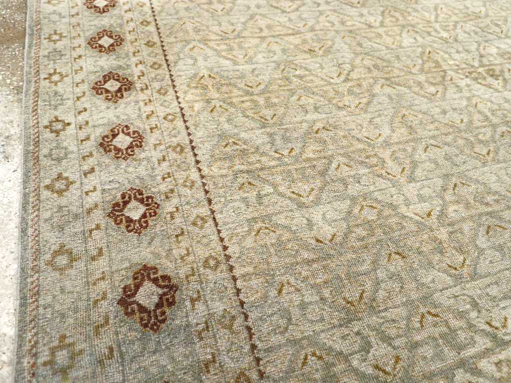 Vintage Persian Kashan Accent Carpet, No.29193 - Gss