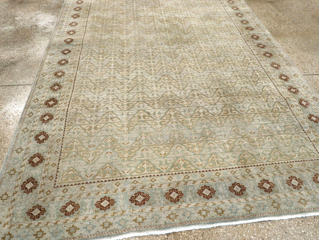 Vintage Persian Kashan Accent Carpet, No.29193 - Gss