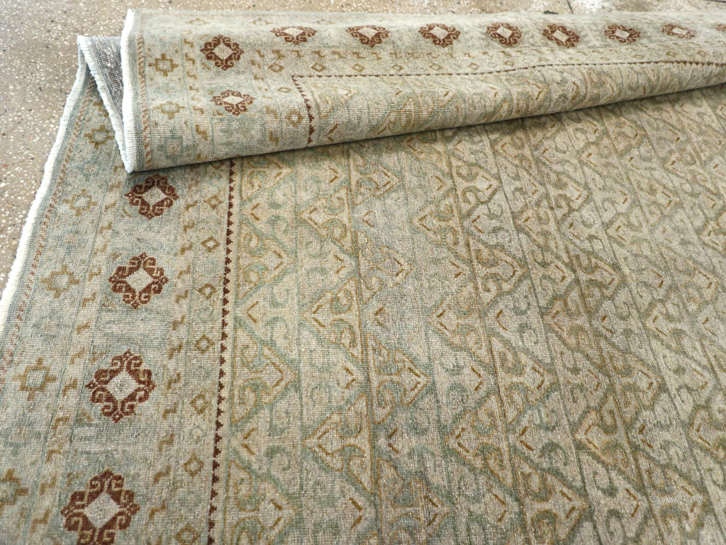 Vintage Persian Kashan Accent Carpet, No.29193 - Gss