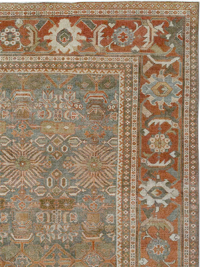 Antique Persian Mahal Room Size Carpet, No.29195 - Gss
