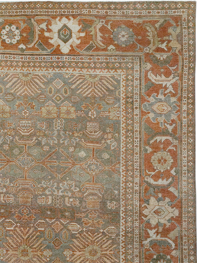 Antique Persian Mahal Room Size Carpet, No.29195 - Gss