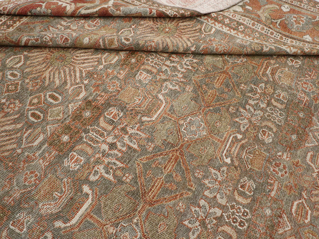 Antique Persian Mahal Room Size Carpet, No.29195 - Gss