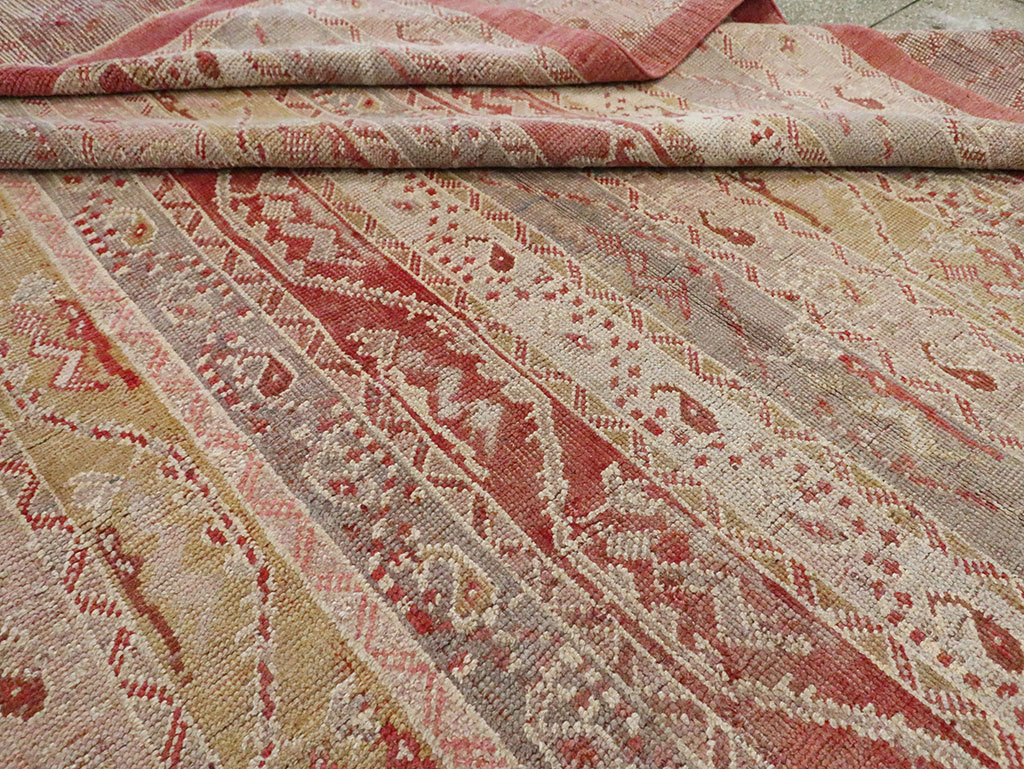 Antique Turkish Oushak Oversize Carpet, No.29198 - Gss