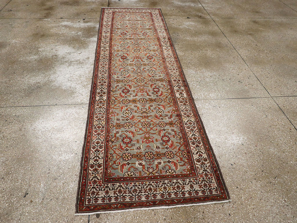 Antique Persian Malayer Runner, No.29201 - Gss