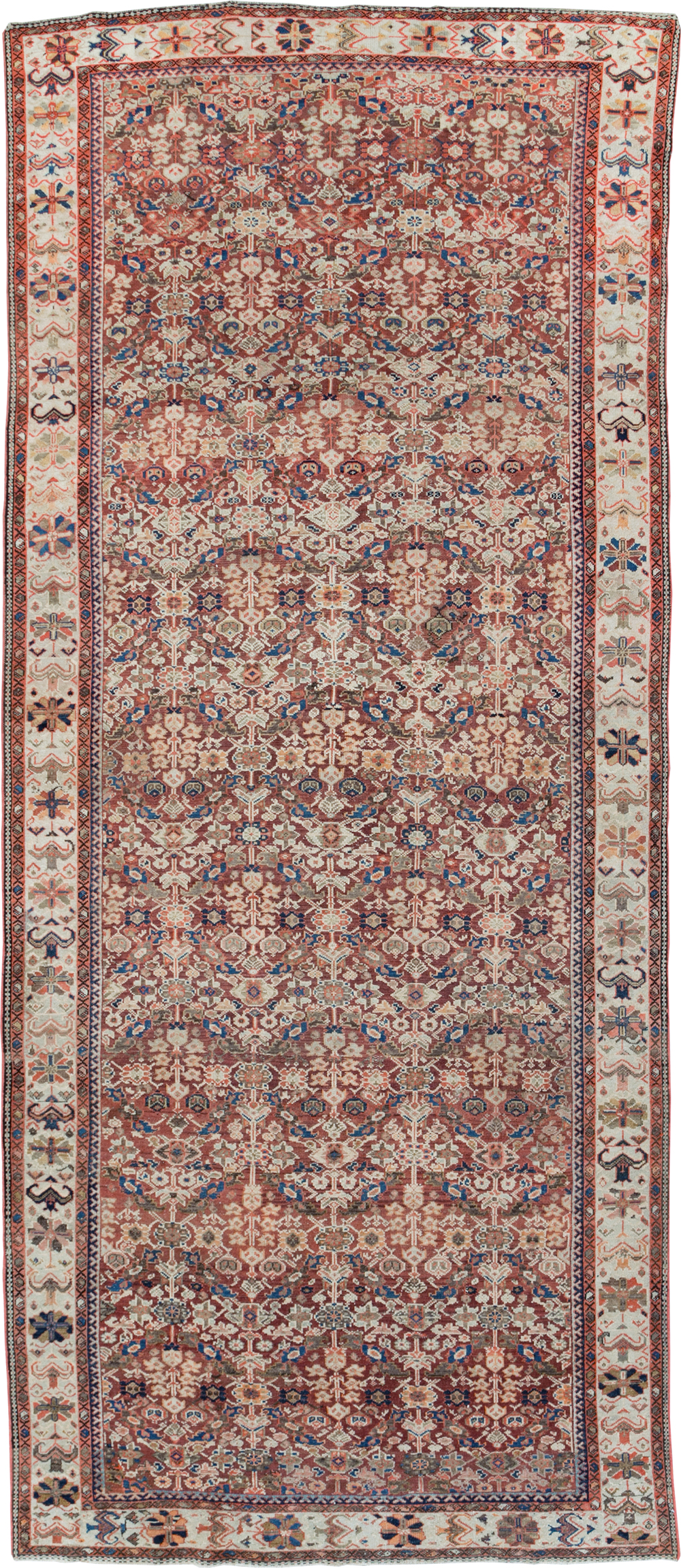 Antique Persian Malayer Gallery Carpet, No.29203 - Gss