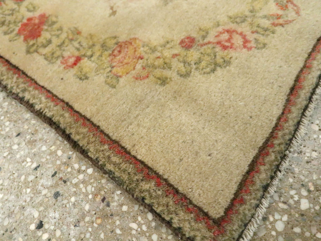 Antique Persian Kashan Throw Rug (Pair: 2 of 2), No.29213 - Gss