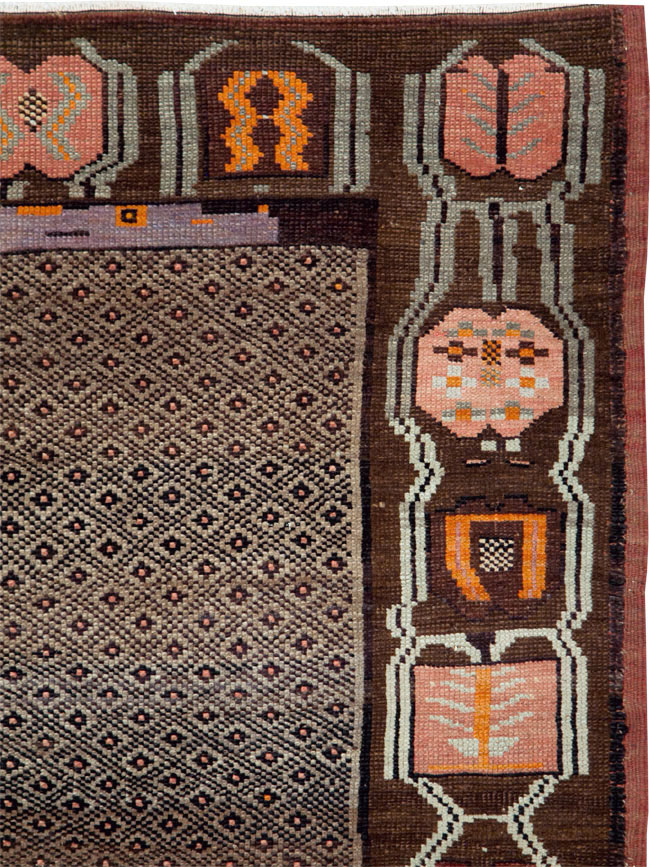 Vintage Turkish Anatolian Room Size Carpet, No.29225 - Gss