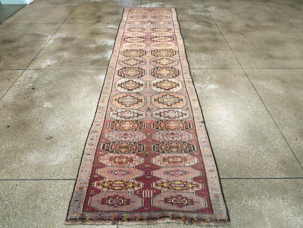 Vintage Turkish Anatolian Runner, No.29228 - Gss