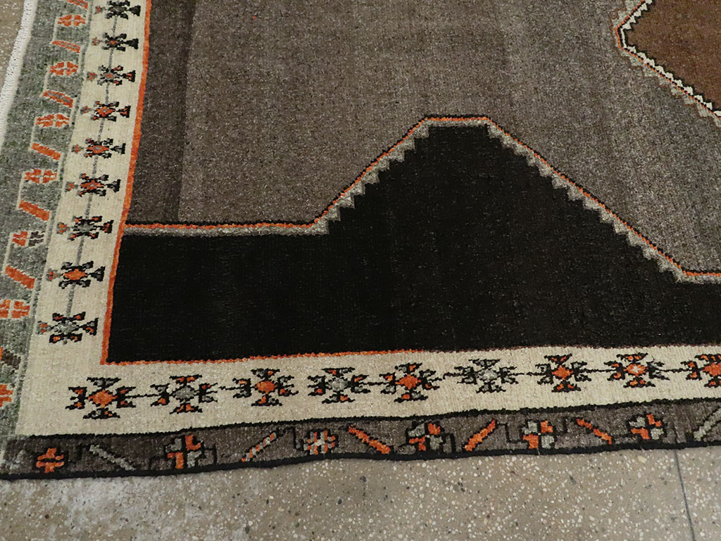 Vintage Turkish Anatolian Wide Gallery Runner, No.29229 - Gss