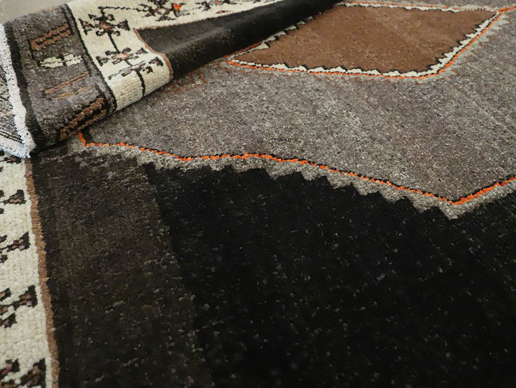 Vintage Turkish Anatolian Wide Gallery Runner, No.29229 - Gss