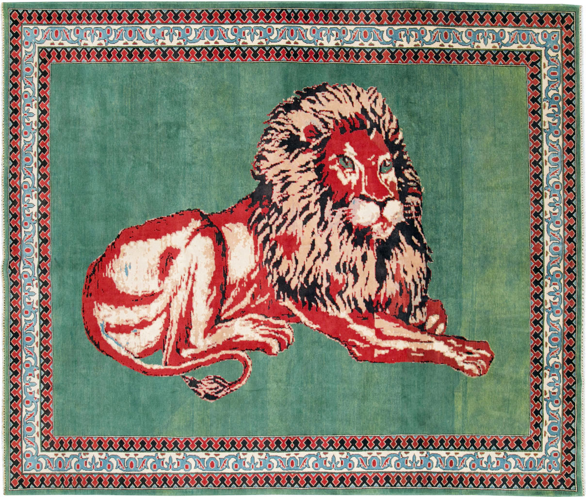 Modern Afghan Pictorial Carpet, No.29233 - Gss