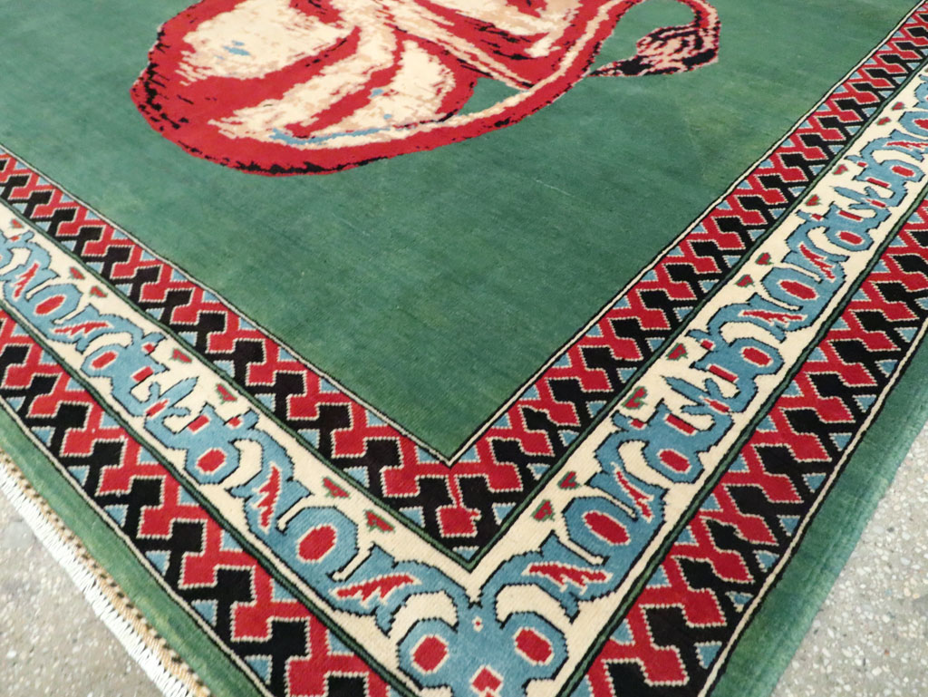 Modern Afghan Pictorial Carpet, No.29233 - Gss