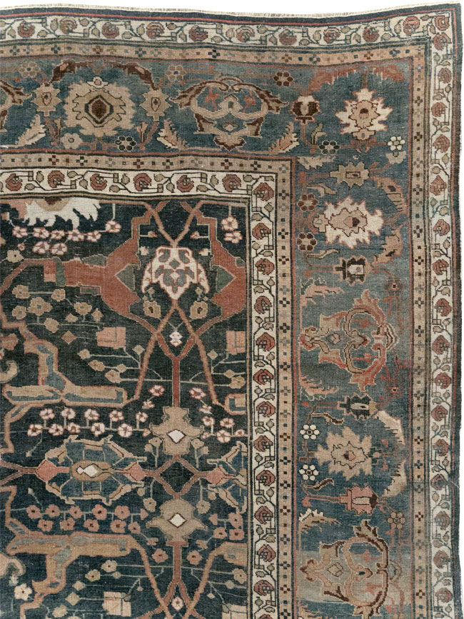 Antique Persian Bidjar Room Size Carpet, No.29237 - Gss
