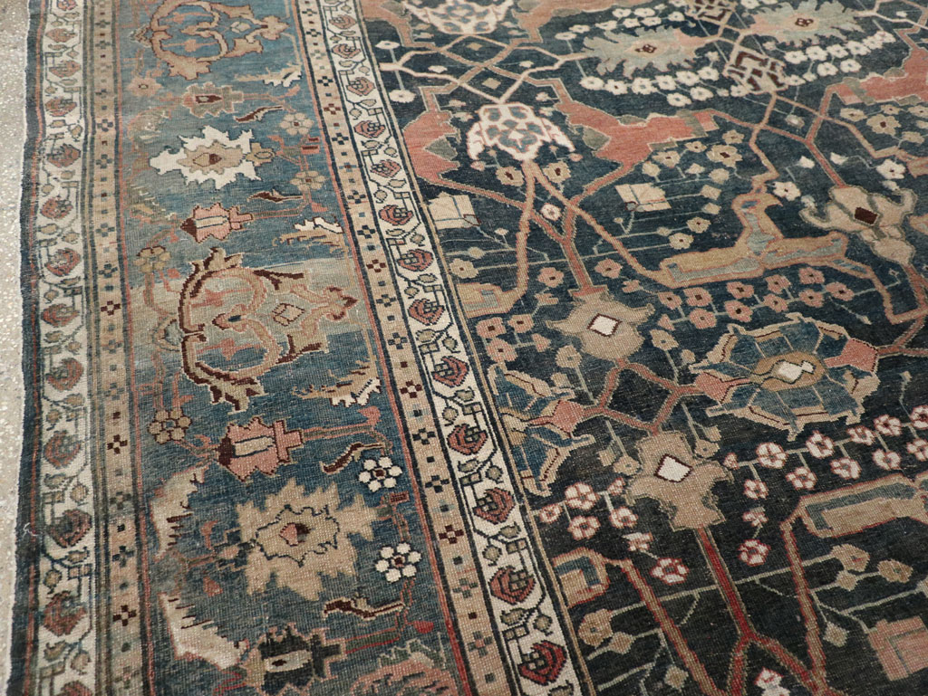 Antique Persian Bidjar Room Size Carpet, No.29237 - Gss